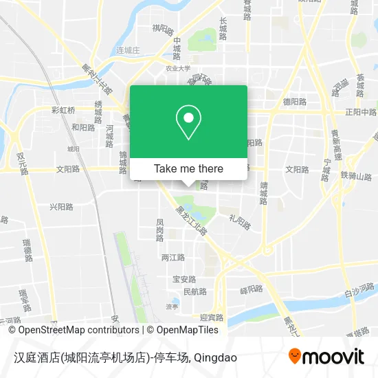 汉庭酒店(城阳流亭机场店)-停车场 map