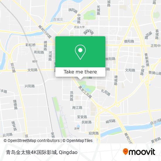 青岛金太狼4K国际影城 map