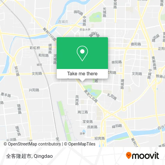 全客隆超市 map