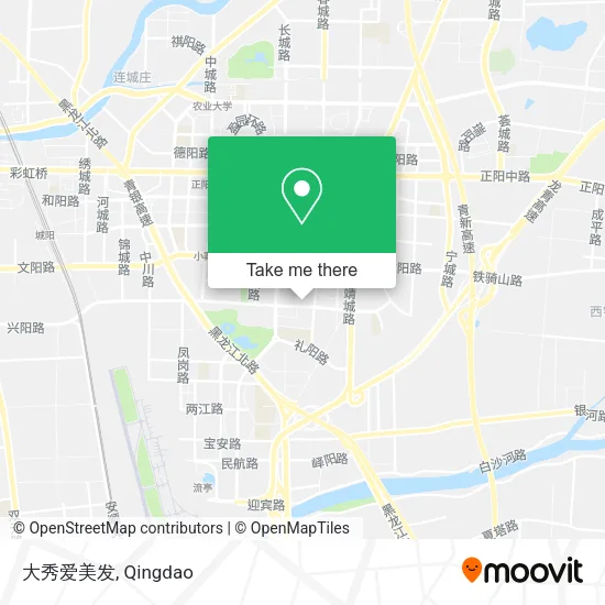 大秀爱美发 map