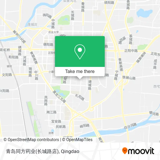青岛同方药业(长城路店) map