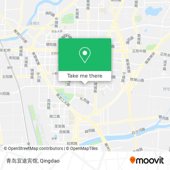 青岛宜途宾馆 map
