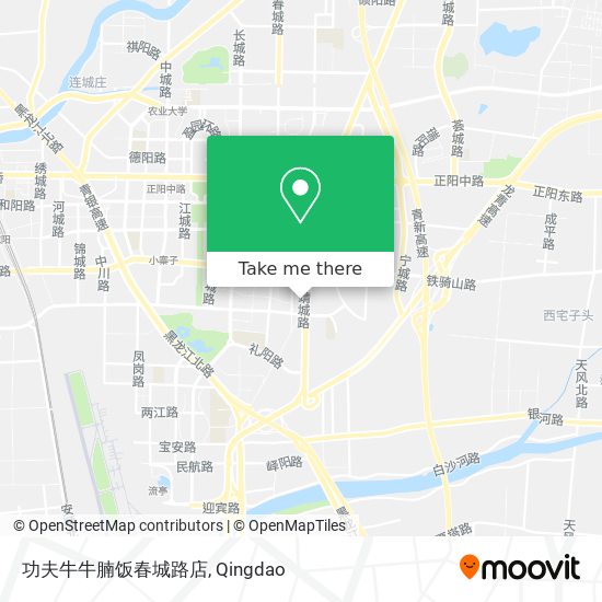 功夫牛牛腩饭春城路店 map