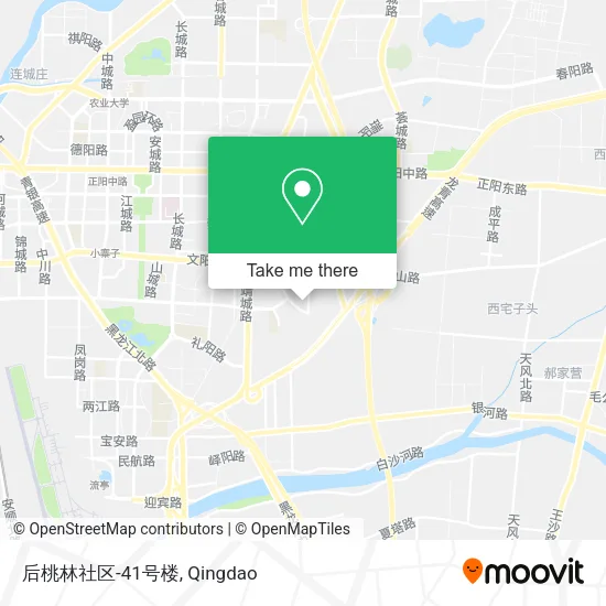 后桃林社区-41号楼 map
