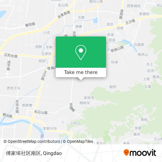 傅家埠社区南区 map