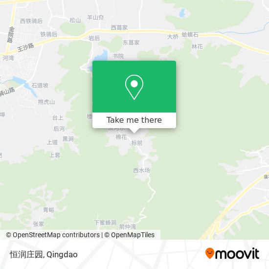 恒润庄园 map