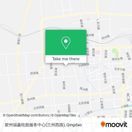 胶州福鑫轮胎服务中心(兰州西路) map