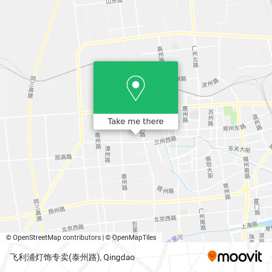 飞利浦灯饰专卖(泰州路) map