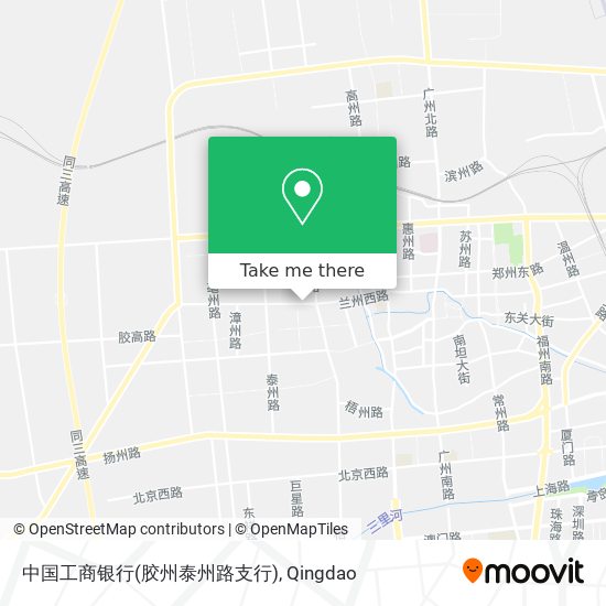中国工商银行(胶州泰州路支行) map