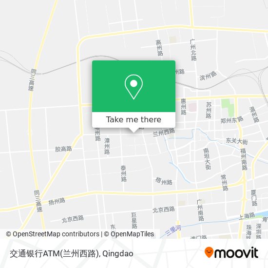 交通银行ATM(兰州西路) map