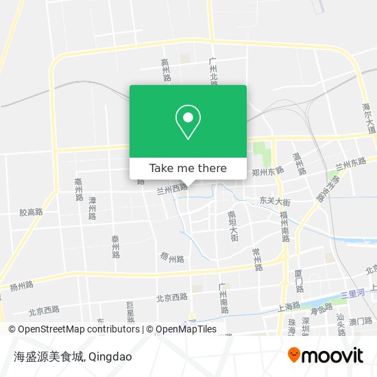 海盛源美食城 map