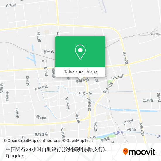 中国银行24小时自助银行(胶州郑州东路支行) map