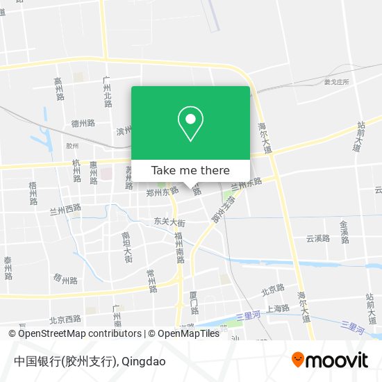 中国银行(胶州支行) map