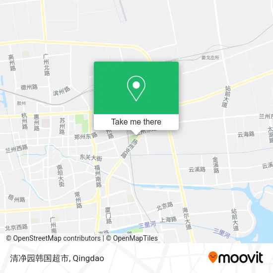 清净园韩国超市 map