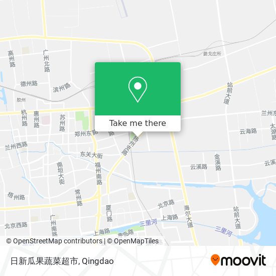 日新瓜果蔬菜超市 map