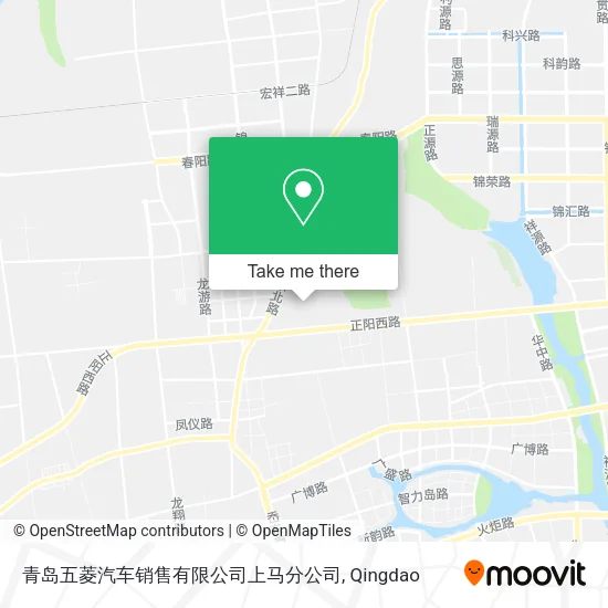 青岛五菱汽车销售有限公司上马分公司 map