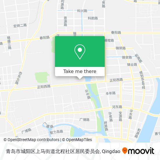 青岛市城阳区上马街道北程社区居民委员会 map