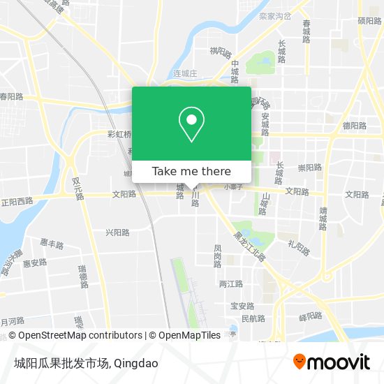 城阳瓜果批发市场 map