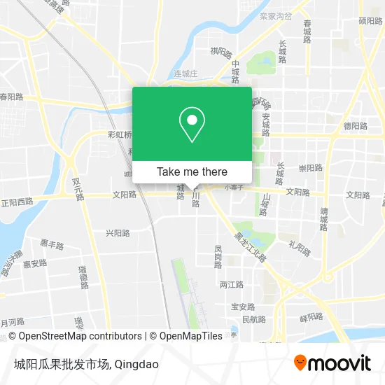 城阳瓜果批发市场 map
