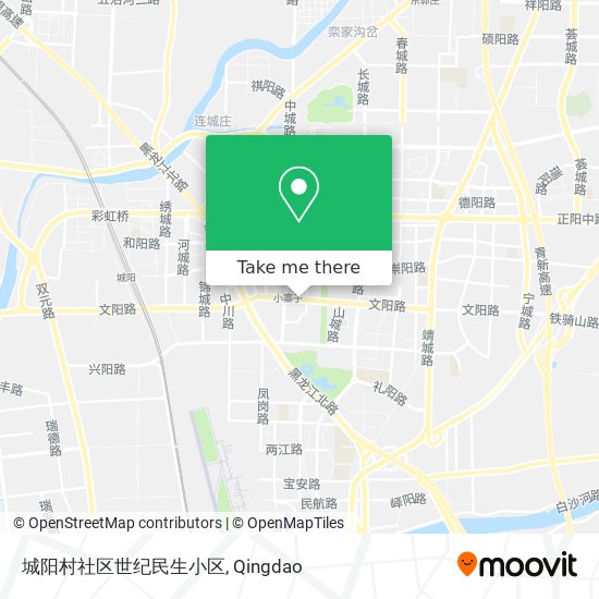 城阳村社区世纪民生小区 map