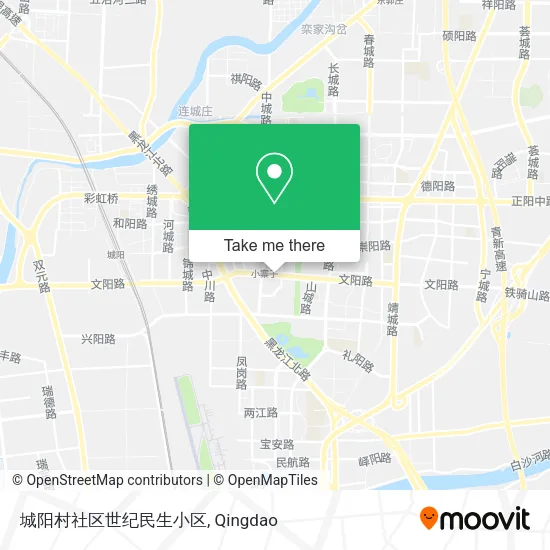 城阳村社区世纪民生小区 map