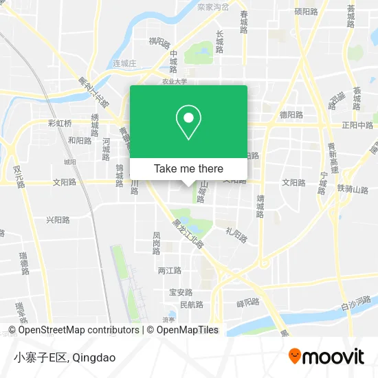 小寨子E区 map