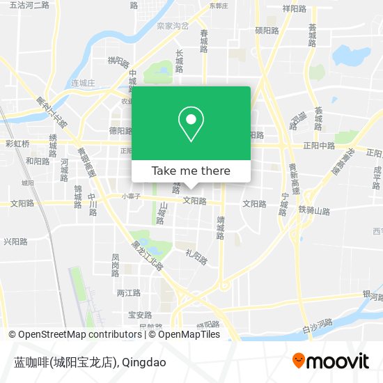 蓝咖啡(城阳宝龙店) map