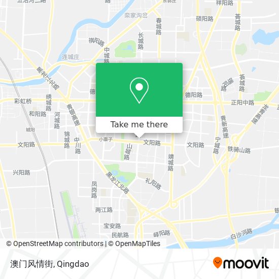 澳门风情街 map