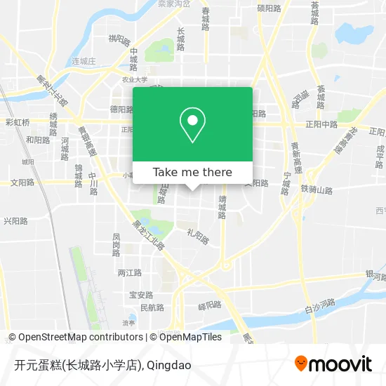 开元蛋糕(长城路小学店) map