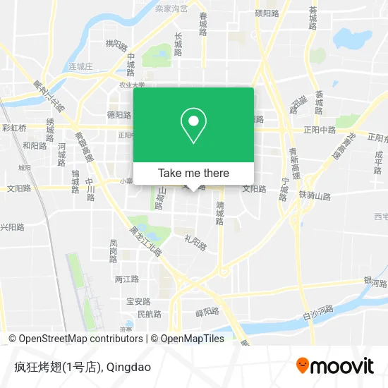 疯狂烤翅(1号店) map