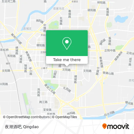 夜潮酒吧 map