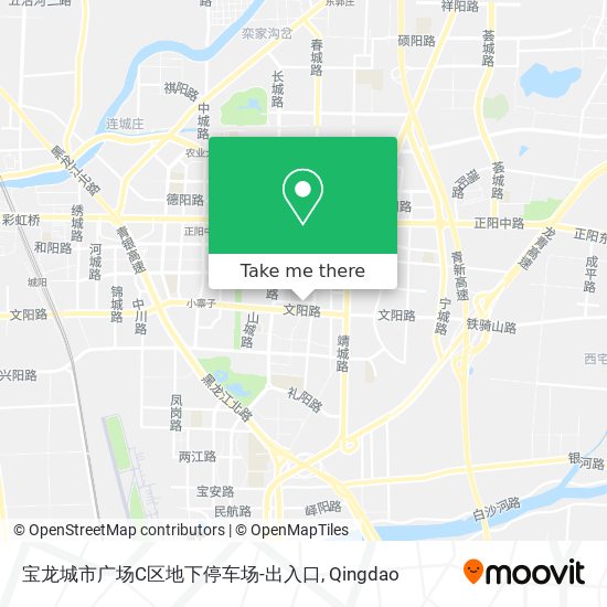 宝龙城市广场C区地下停车场-出入口 map