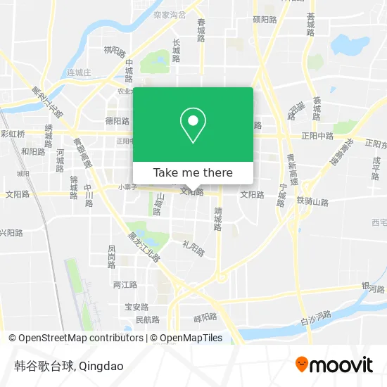 韩谷歌台球 map
