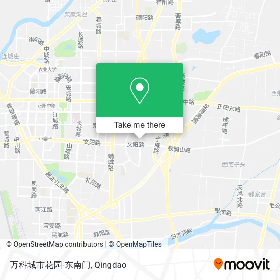 万科城市花园-东南门 map