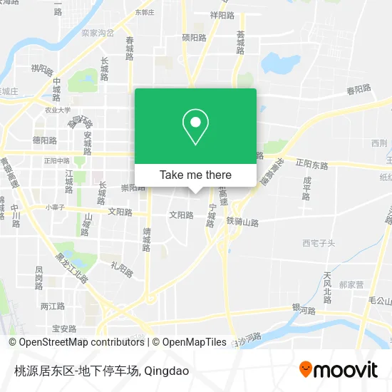 桃源居东区-地下停车场 map