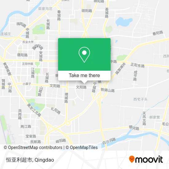 恒亚利超市 map