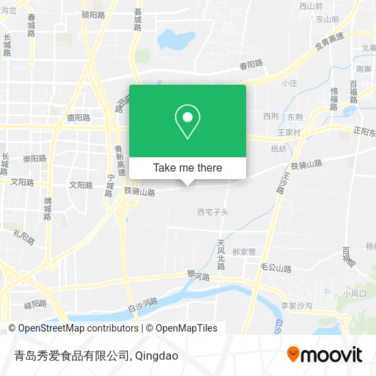 青岛秀爱食品有限公司 map