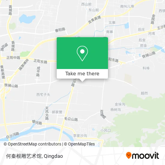 何秦根雕艺术馆 map