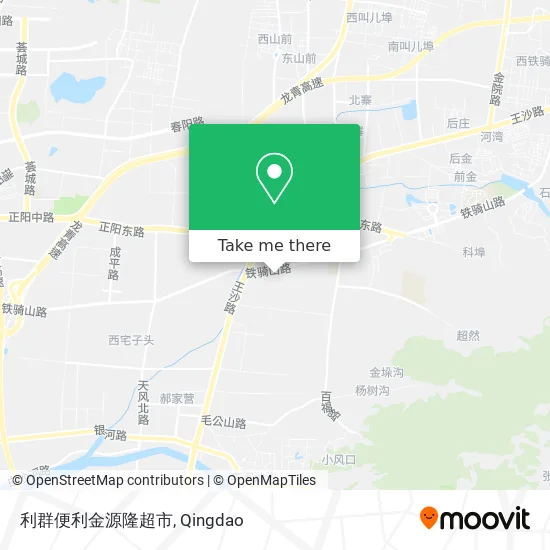 利群便利金源隆超市 map