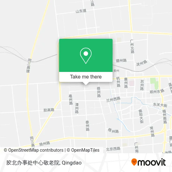 胶北办事处中心敬老院 map
