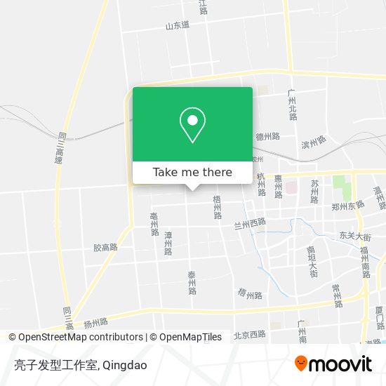 亮子发型工作室 map