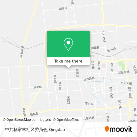 中共杨家林社区委员会 map