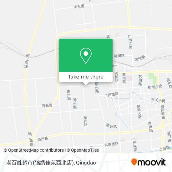 老百姓超市(锦绣佳苑西北店) map
