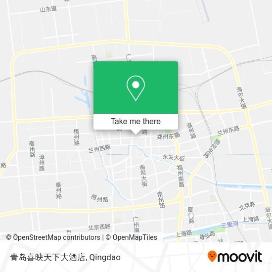 青岛喜映天下大酒店 map