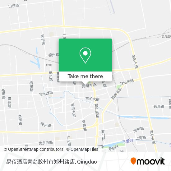 易佰酒店青岛胶州市郑州路店 map