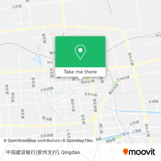 中国建设银行(胶州支行) map