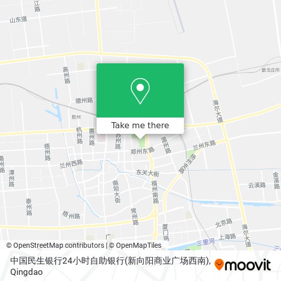 中国民生银行24小时自助银行(新向阳商业广场西南) map