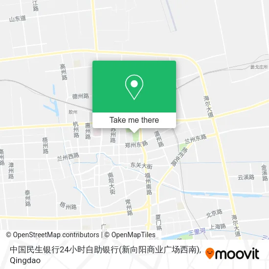 中国民生银行24小时自助银行(新向阳商业广场西南) map