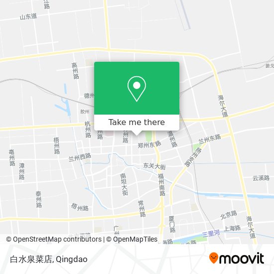 白水泉菜店 map