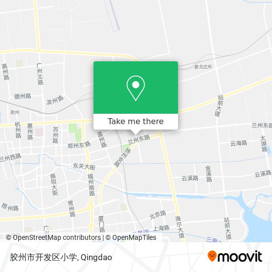 胶州市开发区小学 map